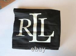 NWT Lauren Ralph Lauren Equestrian Tote Bag Leather Crossbody XL Handbag