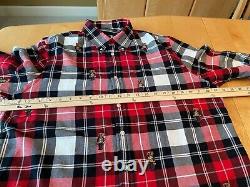 NWT POLO Ralph Lauren CLASSIC FIT TEDDY BEAR LS PLAID FLANNEL SHIRT MENS XXL