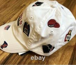 NWT Polo Ralph Lauren 1992 P-Wing Stadium White Cap Hat Chariots USA Patch