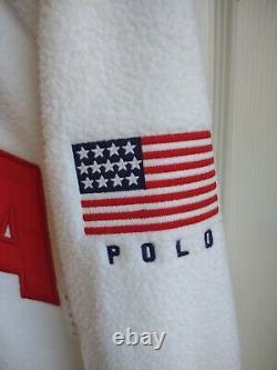 NWT Polo Ralph Lauren 2022 Olympic Official Outfitter Sherpa 1/4 Fleece RARE XL