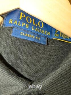 NWT Polo Ralph Lauren Big Pony DUBAI Polo Shirt in Black and Gold