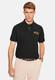 Nwt Polo Ralph Lauren Black With Gold Polo Classic Fit Mesh Knit Collared Shirt