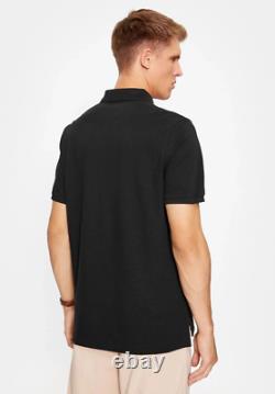 NWT Polo Ralph Lauren Black with GOLD POLO Classic Fit Mesh Knit Collared Shirt