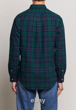 NWT Polo Ralph Lauren Blackwatch Plaid Long Sleeve Oxford Button Down Shirt