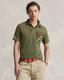Nwt Polo Ralph Lauren Classic Fit Mesh Graphic Polo Shirt, Dark Sage, M