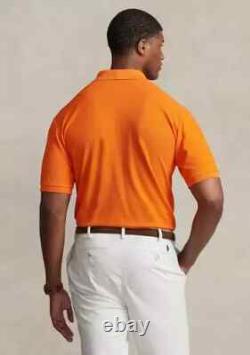 NWT Polo Ralph Lauren Classic Fit Mesh Speedboat Polo Shirt Orange Size 2LT
