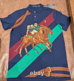 NWT Polo Ralph Lauren Classic Fit Polo Players/Polo Match Graphic Polo Shirt