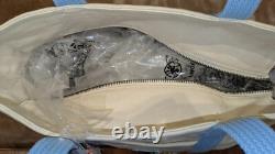 NWT Polo Ralph Lauren Female Polo Bear Tote Bag In Cream and Light Blue