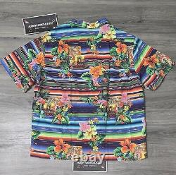NWT Polo Ralph Lauren GRAND TOUR Hawaiian Linen Blend Button Front Shirt XXL 2XL