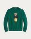 Nwt Polo Ralph Lauren Green Corduroy Pants Bear Wool Blend Knit Sweater Xxl