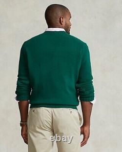 NWT Polo Ralph Lauren GREEN CORDUROY PANTS BEAR Wool Blend Knit Sweater XXL