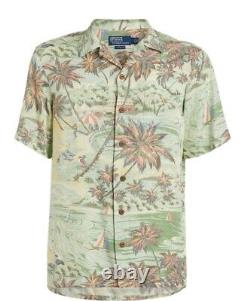 NWT Polo Ralph Lauren HAWAIIAN BEACH BAZAAR Classic Fit Short Sleeve Camp Shirt