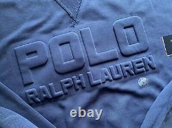 NWT Polo Ralph Lauren MENS DOUBLE KNIT SWEATER +JOGGER SET EMBOSSED LOGO L M