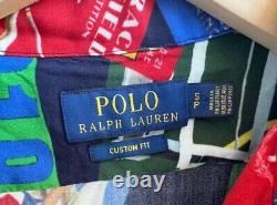 NWT Polo Ralph Lauren Men? S Chariot Of Fire Olympic Stadium Graphic Button Down