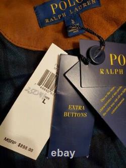 NWT Polo Ralph Lauren Men's Aviator Skeet Jacket Country Brown L $898