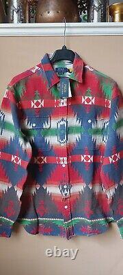 NWT Polo Ralph Lauren Men's Aztec Southwestern Print Shirt/Jacket Size XL