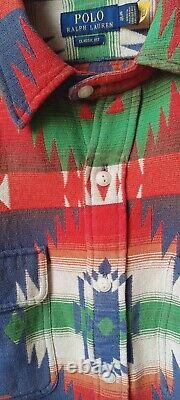 NWT Polo Ralph Lauren Men's Aztec Southwestern Print Shirt/Jacket Size XL