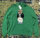 Nwt Polo Ralph Lauren Men's Bear Sweater Hoodie Green Intarsia Rib Knit Cotton