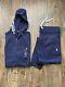 Nwt Polo Ralph Lauren Men's Blue Color Sweat Suit Set Size Xxl