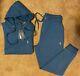 Nwt Polo Ralph Lauren Men's Blue Full Zip Hoodie With Pant S, M, L, Xl, Xxl