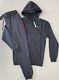 Nwt Polo Ralph Lauren Men's Charcoal Color Full Zip Hoodie With Pant S Xxl