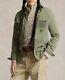 Nwt Polo Ralph Lauren Men's Green Classic Fit Twill Utility Shirt Sz M