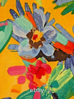 NWT Polo Ralph Lauren Men's Watercolor Flowers Big & Tall Polo Shirt in Yellow