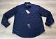 Nwt Polo Ralph Lauren Mens Shirt Blue Xxl Herringbone Classic Fit Twill Pockets