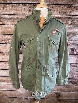 NWT Polo Ralph Lauren Military Field Jacket Size L Peace M 1943