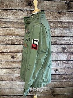 NWT Polo Ralph Lauren Military Field Jacket Size L Peace M 1943