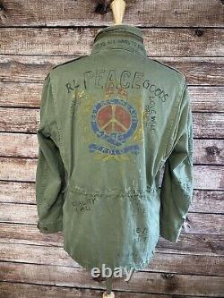 NWT Polo Ralph Lauren Military Field Jacket Size L Peace M 1943