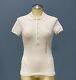 Nwt Polo Ralph Lauren New Cream Sequined Big Pony Skinny Fit Polo Shirt Xs