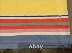 NWT Polo Ralph Lauren PINK BLUE GREEN STRIPED Mesh Knit Collared Polo Shirt Sz M