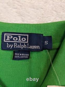 NWT Polo Ralph Lauren Polo Shirt Mens Small Patchwork Pastel Color Block Vintage