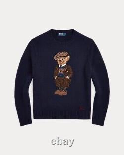 NWT Polo Ralph Lauren Polo bear sweater argyle bear Multiple Sizes