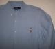 Nwt Polo Ralph Lauren Solid Blue Oxford Shirt Men's Classic Fit Xl Preppy Bear