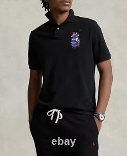NWT Polo Ralph Lauren Unisex X Fortnite Llama Black Polo Shirt Sz M