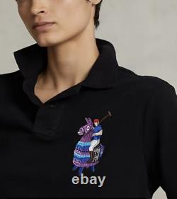 NWT Polo Ralph Lauren Unisex X Fortnite Llama Black Polo Shirt Sz M