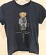 Nwt Polo Ralph Lauren Women's Jeans Suit Polo Bear Tee Shirt In Navy Blue