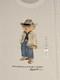 Nwt Polo Ralph Lauren Women's Western/cowboy Polo Bear Tee Shirt In White