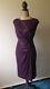Nwt Ralph Lauren Size 14 Cocktail Length Evening Dress In Eggplant