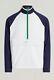 Nwt Rlx Golf Ralph Lauren Men's 1/2 Zip White Multi Stretch Jersey Pullover Xl