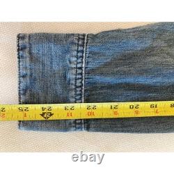 NWT Ralph Lauren Denim Western Shirt Womens XL Long Sleeve Snap Buttons Europe