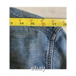 NWT Ralph Lauren Denim Western Shirt Womens XL Long Sleeve Snap Buttons Europe