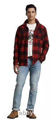 NWT Ralph Lauren Fleece Buffalo Plaid work shirt