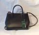Nwt Ralph Lauren Usa Black Leather Small Zip Huntingdon Satchel Crossbody Strap
