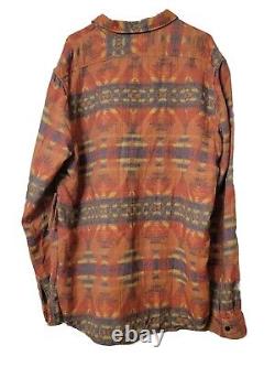 NWT VTG Ralph Lauren Denim & Supply AZTEC Shirt Jacket Navajo Southwestern XXL