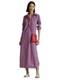 Nwt248$ Polo Ralph Lauren Women Striped Long Sleeve Shirt Dress Size 2 Pink/blue