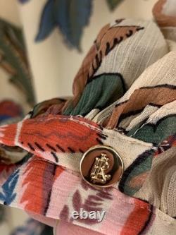 New Lauren Ralph Lauren Tiered Floral Maxi Dress Size 16 RHH10558 Long Sleeve