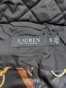 New Lauren Ralph Lauren Women's Quilted Coat Black Sz XL